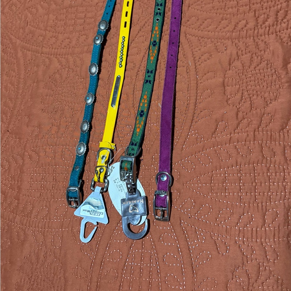 Colorful Dog Collars Set